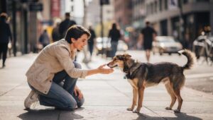 Laut Psychologie: Wer fremde Hunde auf der Straße anspricht, zeigt eine seltene Empathieform